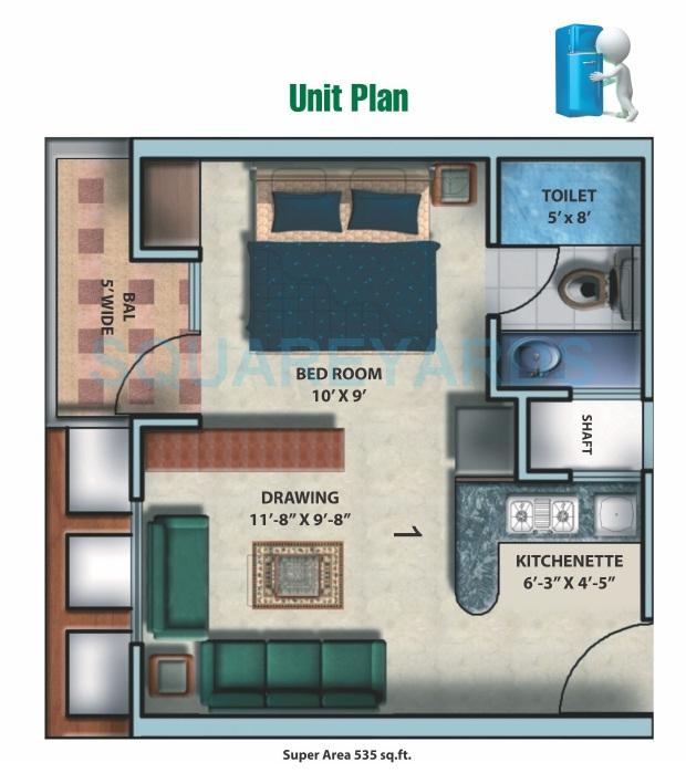 Supertech Ecolofts — floor plan 1
