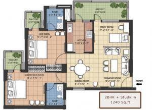 RAS Palm Residency — floor plan 1