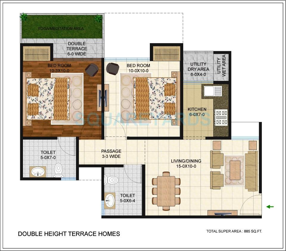 Antriksh Golf Link — floor plan 1