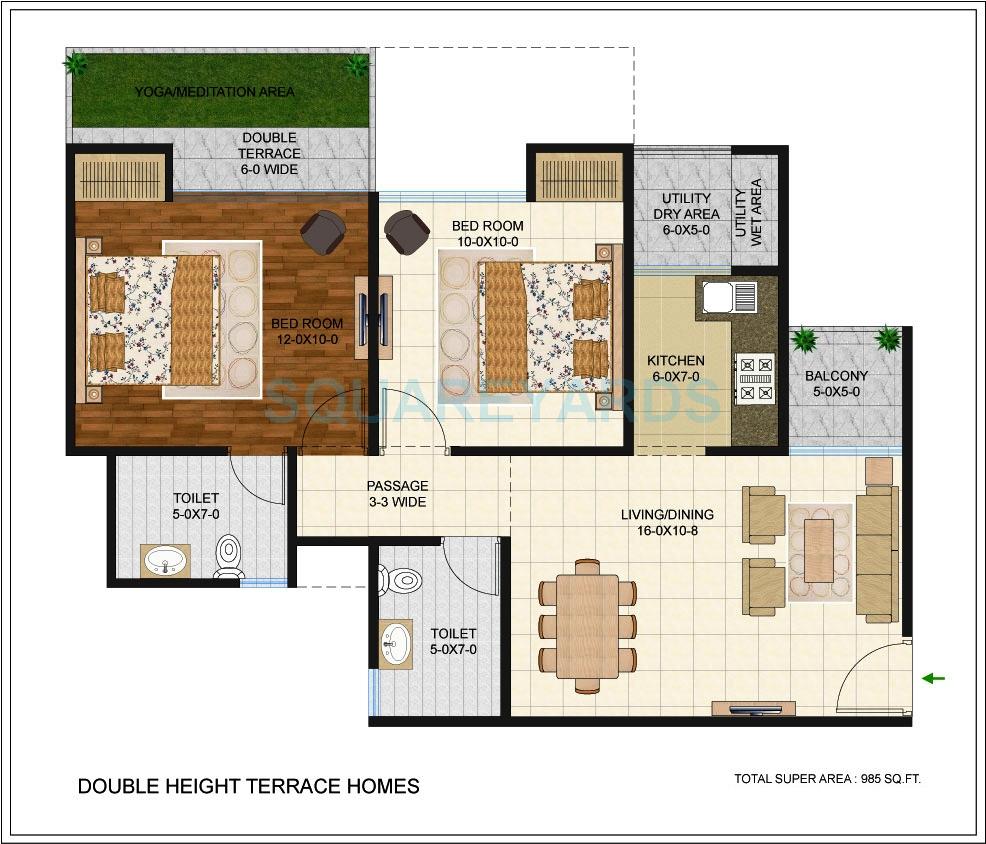 Antriksh Golf Link — floor plan 2