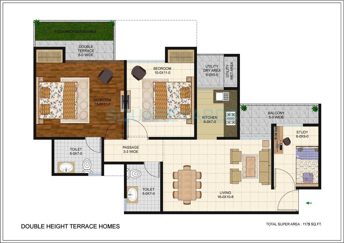 Antriksh Golf Link — floor plan 3