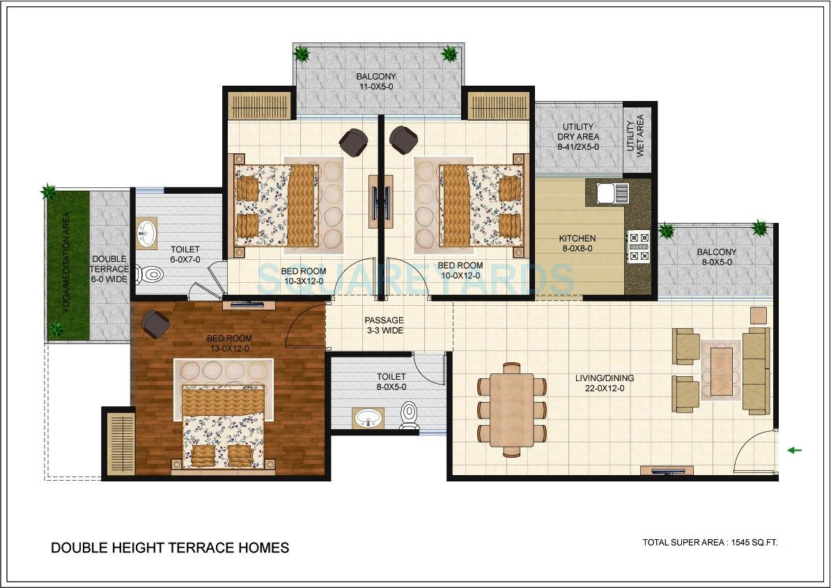Antriksh Golf Link — floor plan 4
