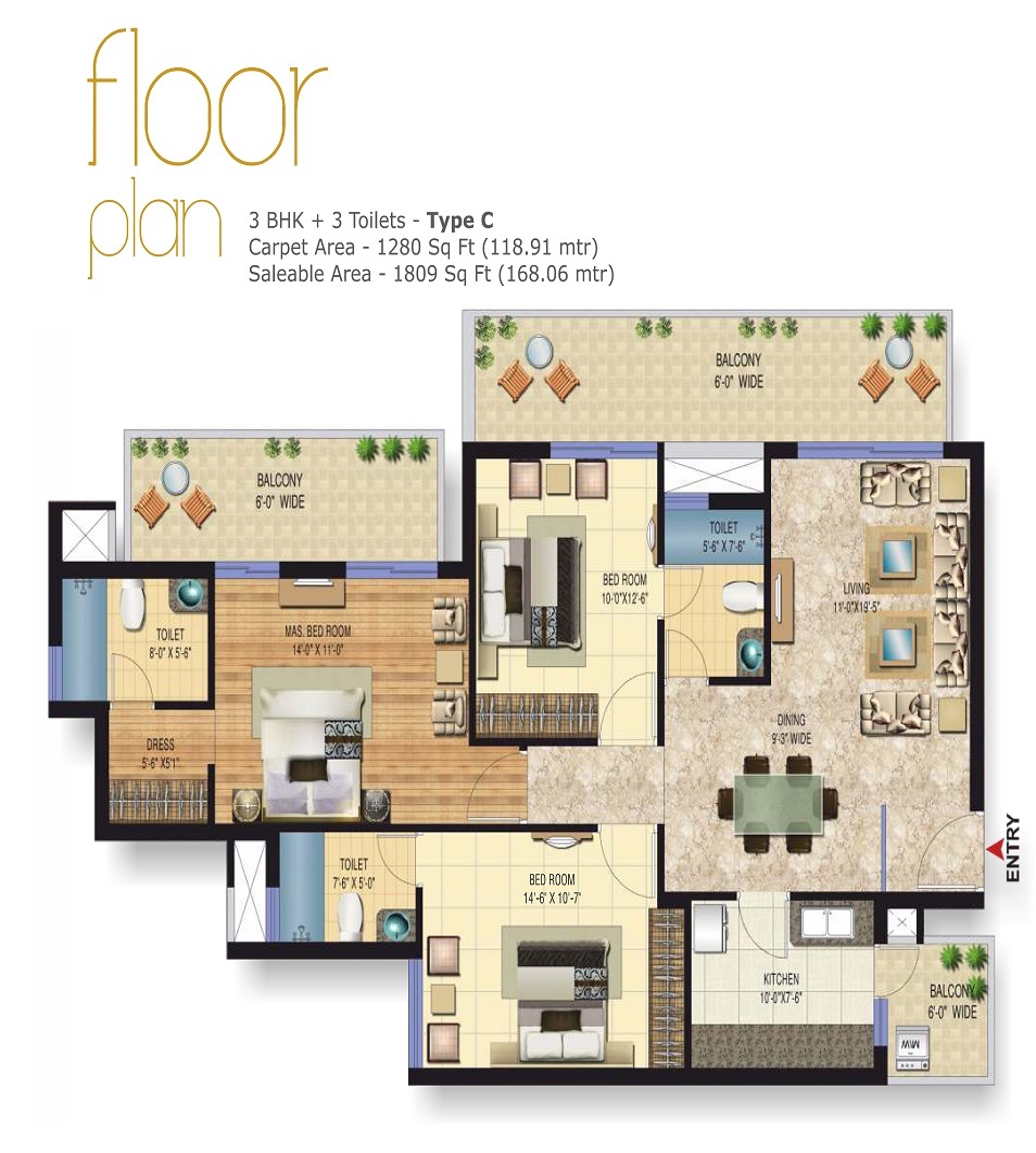 Sarvome The Presidio — floor plan 1