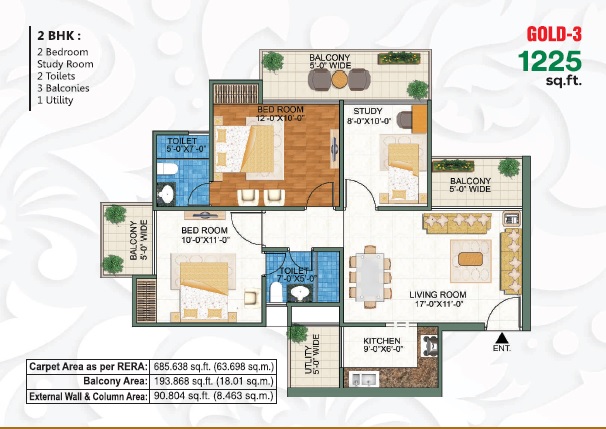 Mangalya Novena Green — floor plan 3