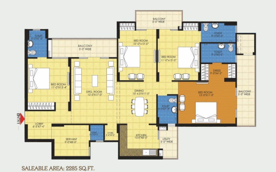 Trident Embassy — floor plan 7