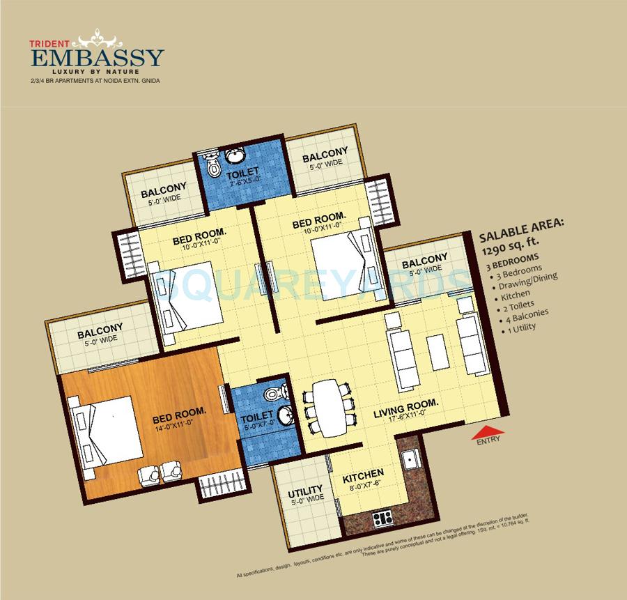 Trident Embassy — floor plan 2