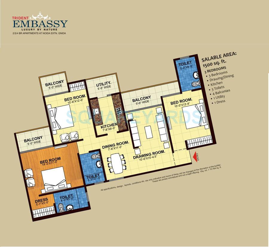 Trident Embassy — floor plan 3