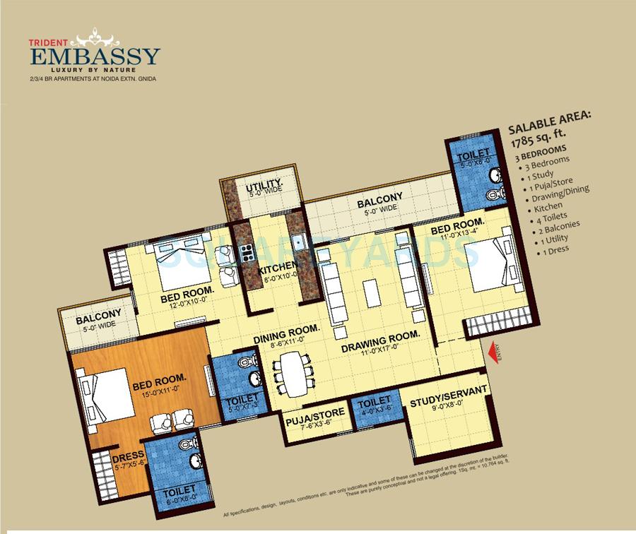 Trident Embassy — floor plan 4