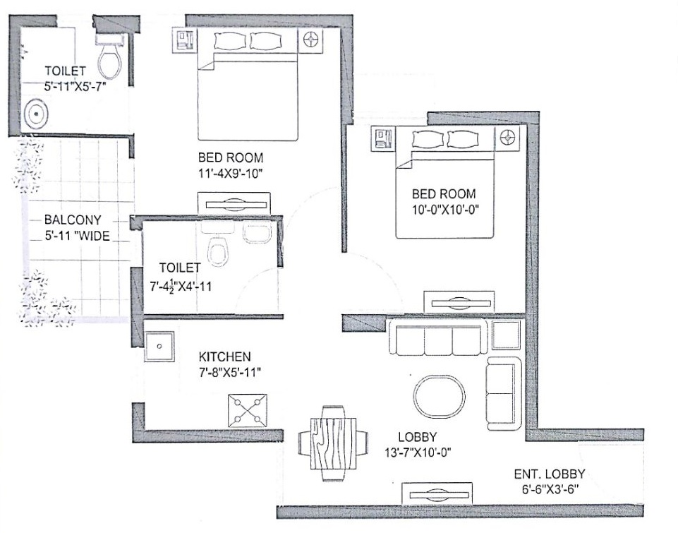 Zara Rossa — floor plan 1