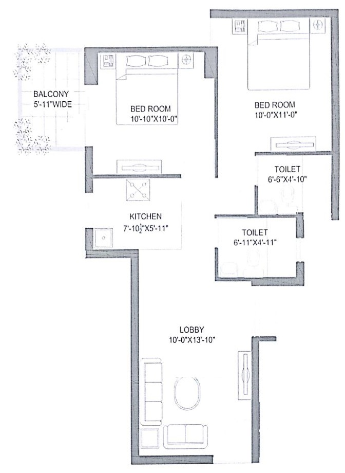 Zara Rossa — floor plan 2