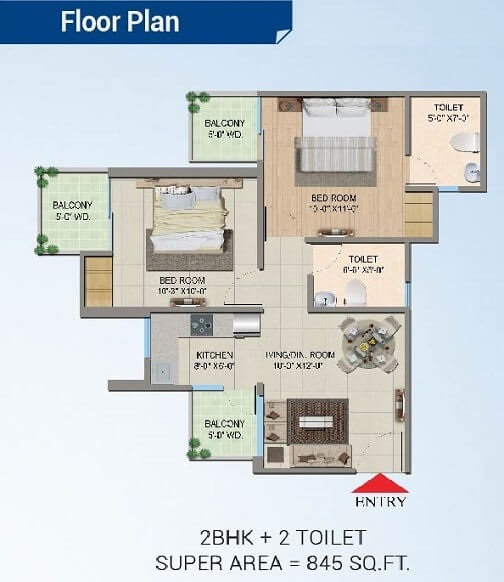 Migsun Twinz — floor plan 1