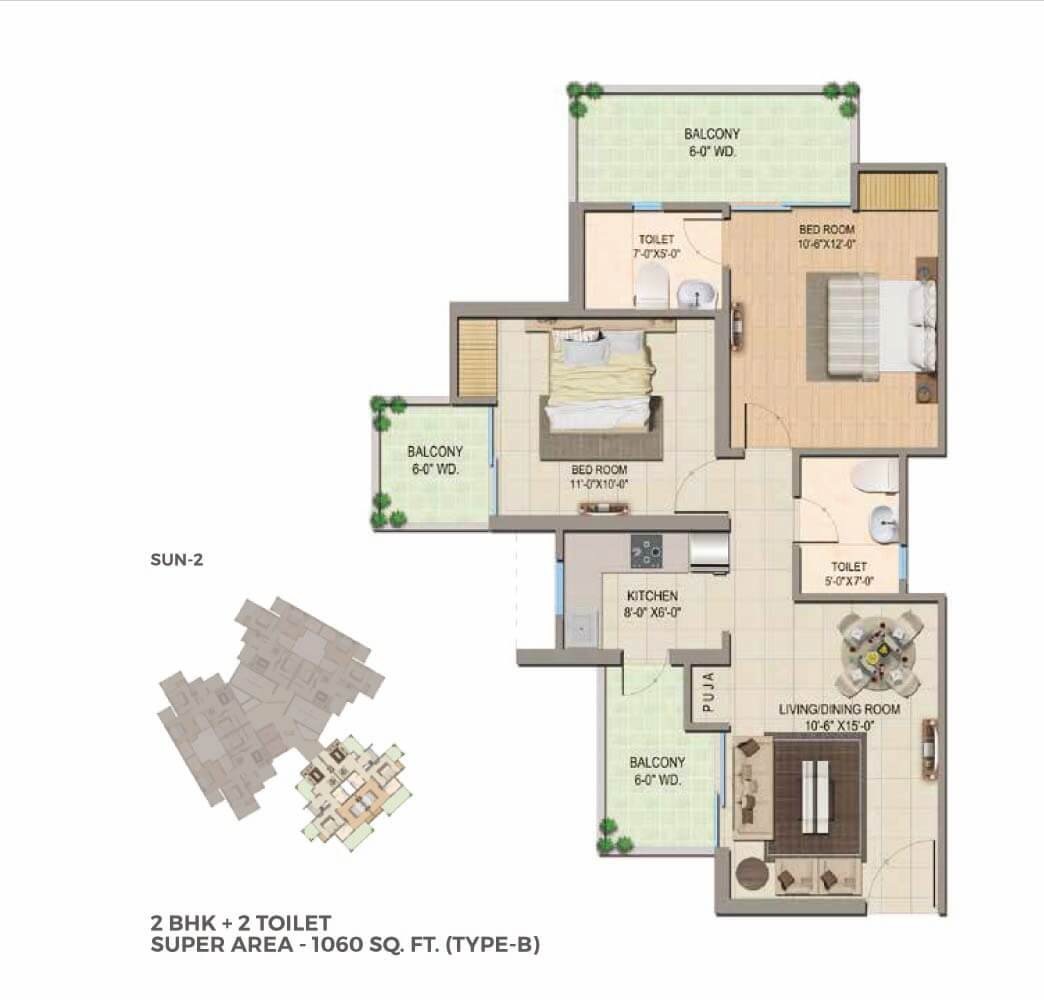 Migsun Twinz — floor plan 3