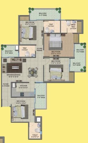 Migsun Twinz — floor plan 11