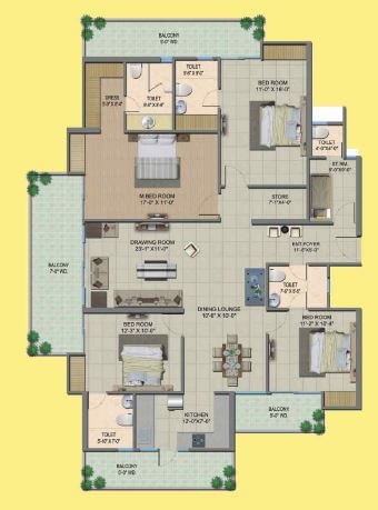 Migsun Twinz — floor plan 13