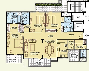 The Legend One — floor plan 1
