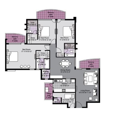 Unitech Exquisites — floor plan 4