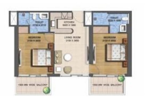 V Square Oodles Skywalk — floor plan 2