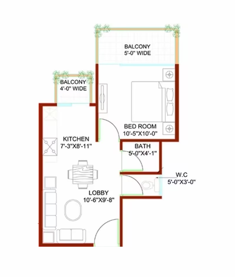 Signature Global Andour Height — floor plan 1
