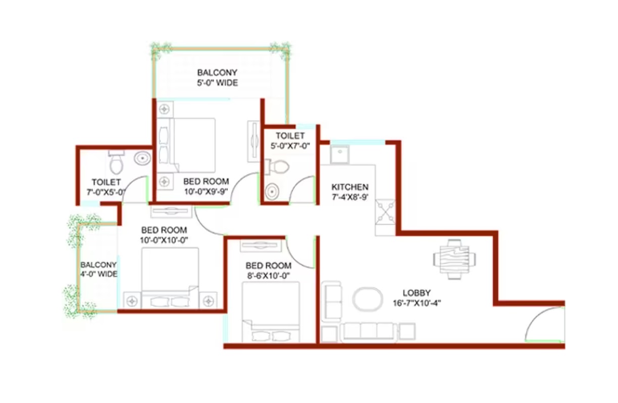 Signature Global Andour Height — floor plan 4