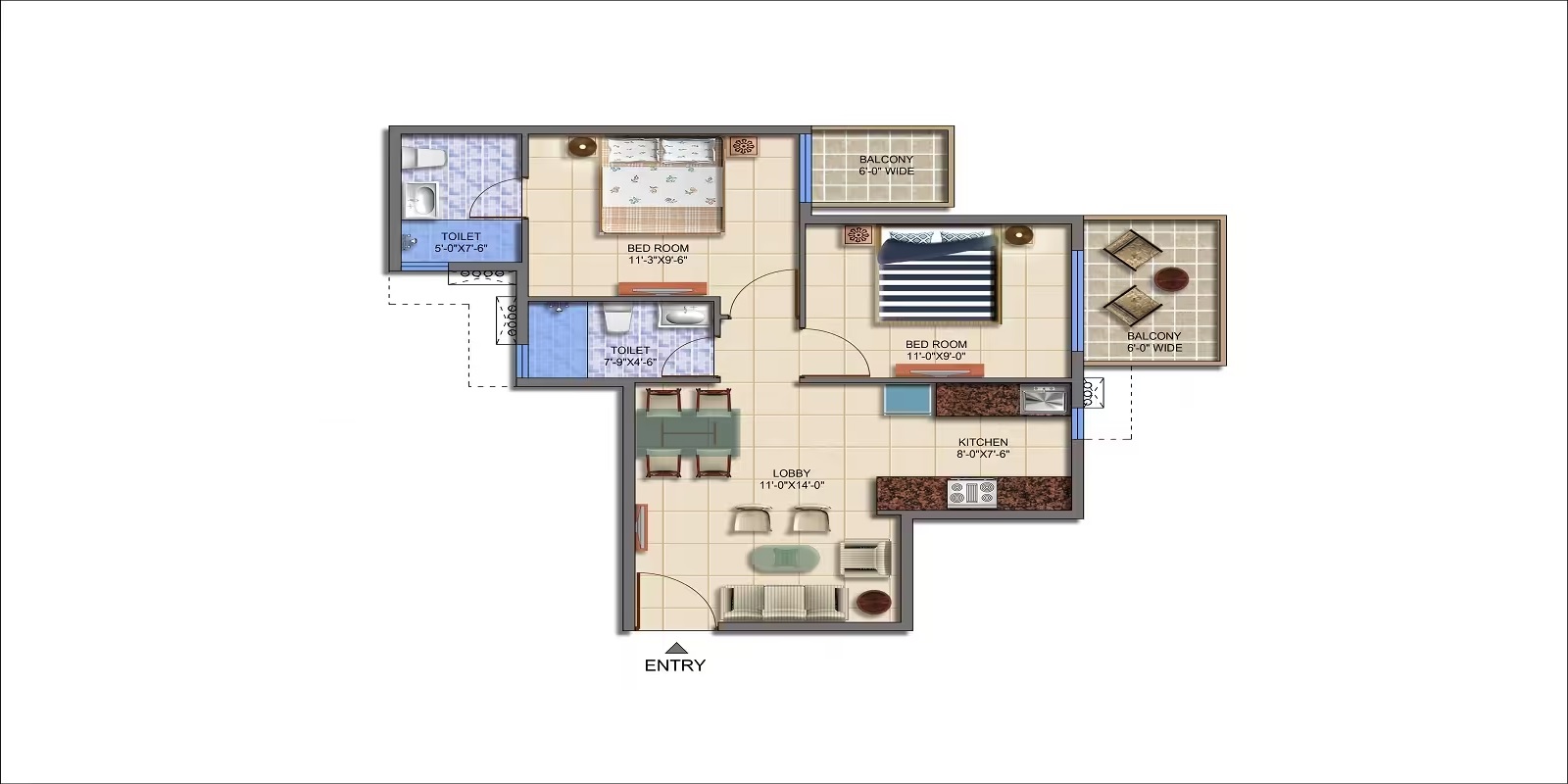 Signature Global The Roselia — floor plan 1