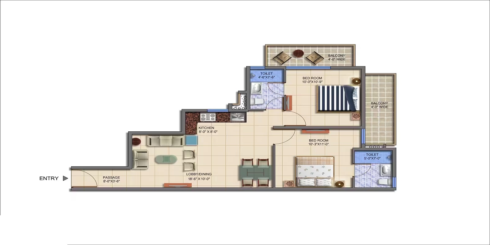 Signature Global The Roselia — floor plan 3