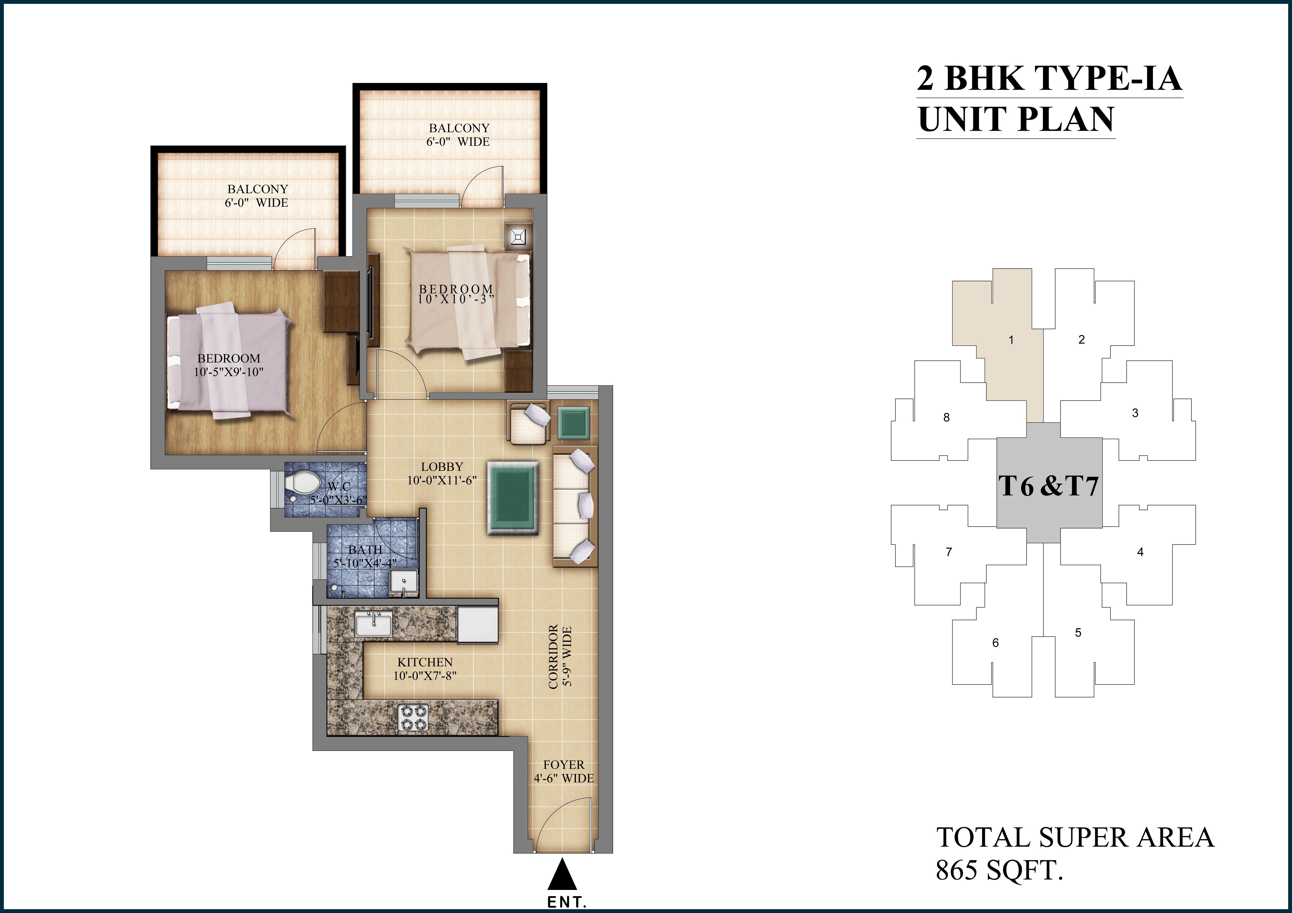 Pareena Micasa — floor plan 1