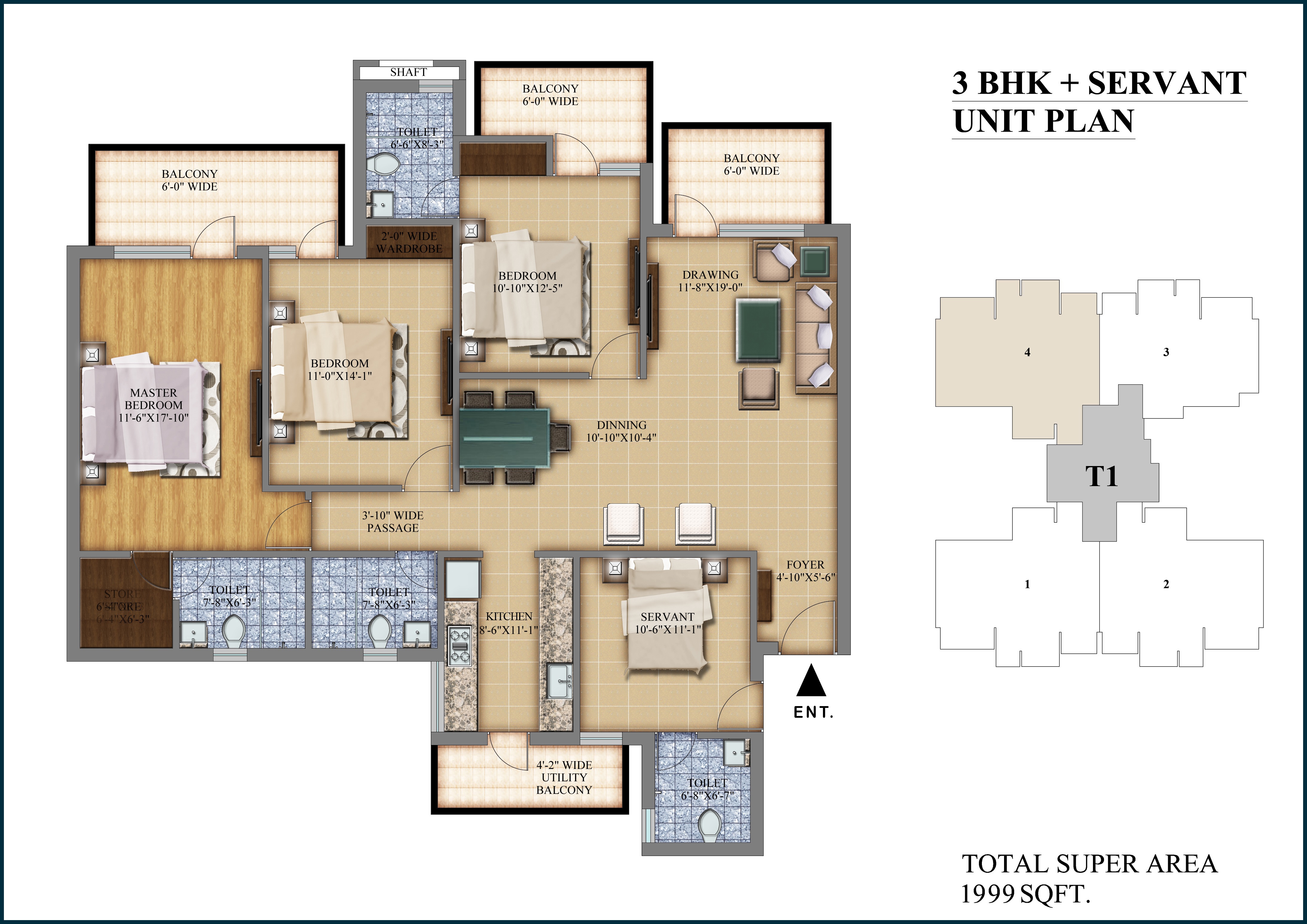 Pareena Micasa — floor plan 7