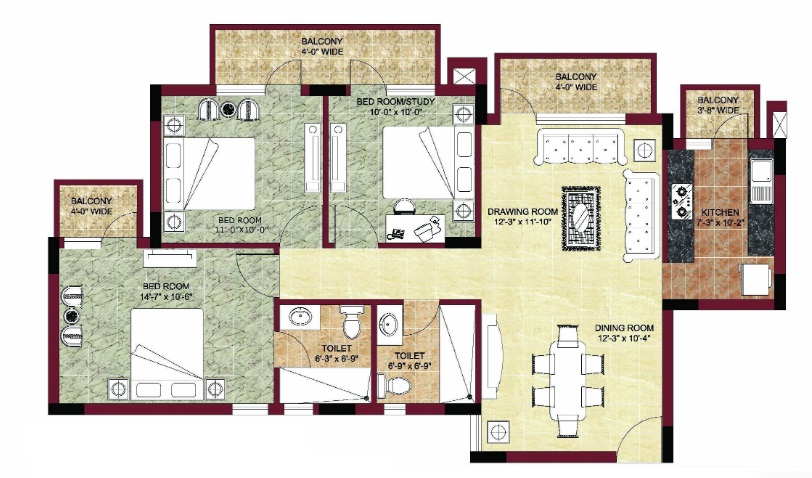 BPTP Park Prime — floor plan 2