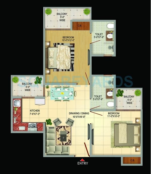 VIctoryone Amara — floor plan 1