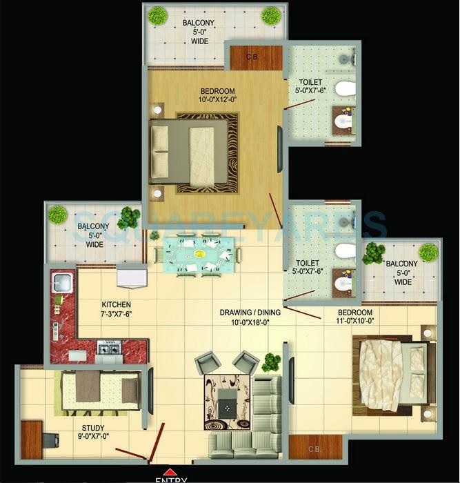 VIctoryone Amara — floor plan 2