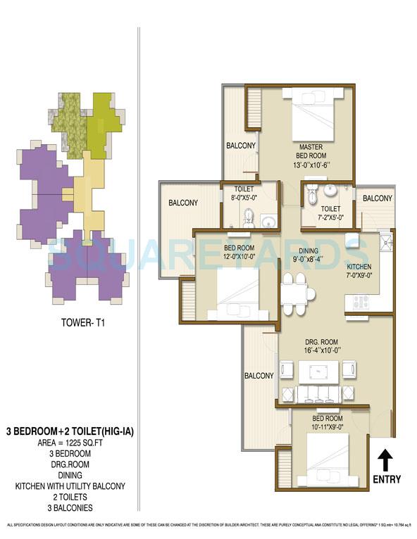 Panchsheel Hynish — floor plan 5