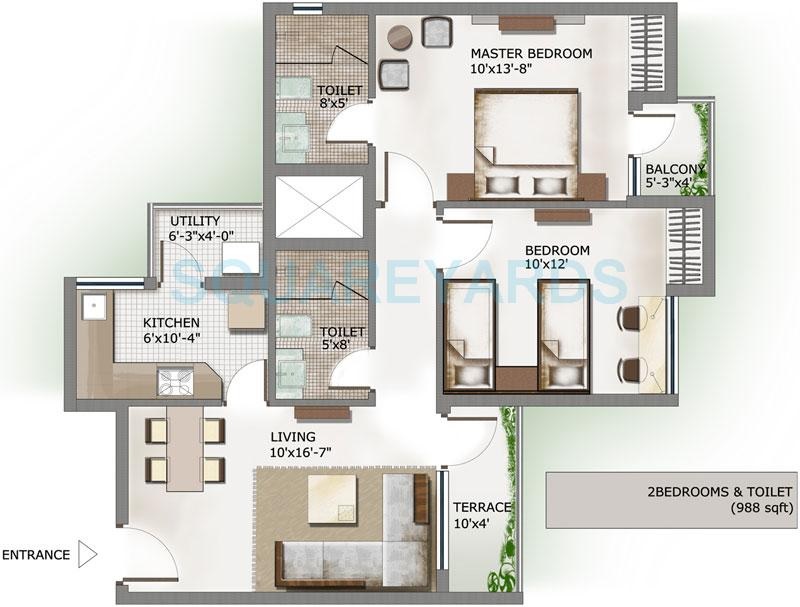 Lotus Panache — floor plan 1