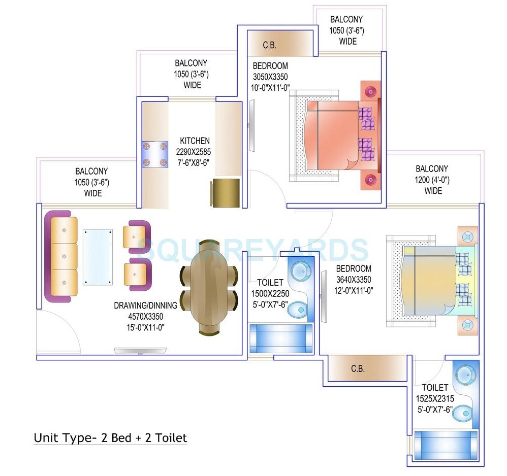 Aims Golf City — floor plan 1