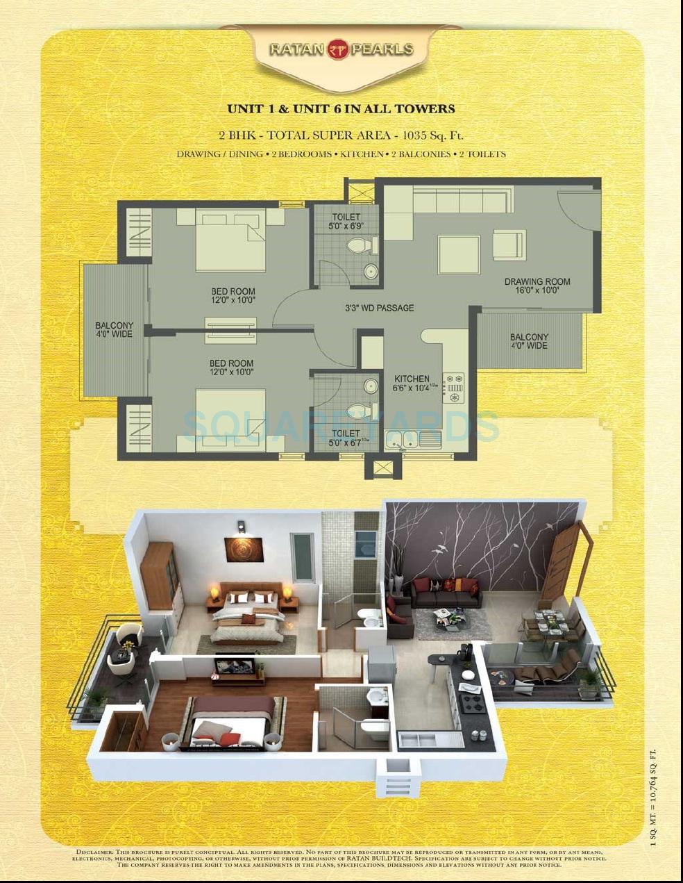 Ratan Pearls — floor plan 1