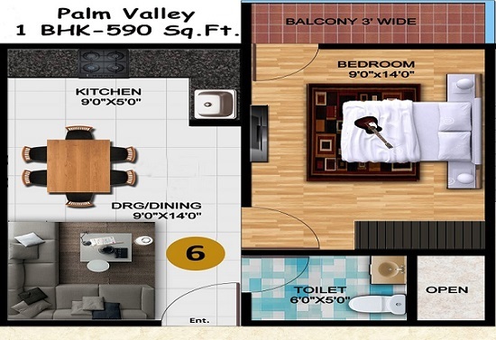Lucky The Palm Valley — floor plan 2