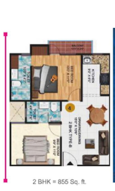 Lucky The Palm Valley — floor plan 3