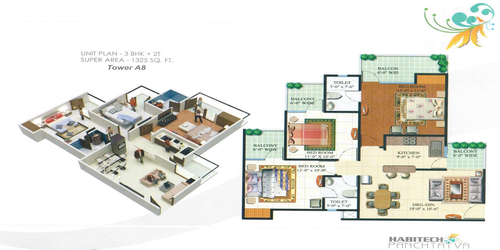 Habitech Panch Tatva — floor plan 3