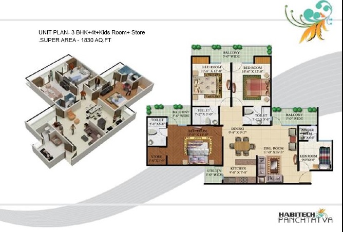 Habitech Panch Tatva — floor plan 4