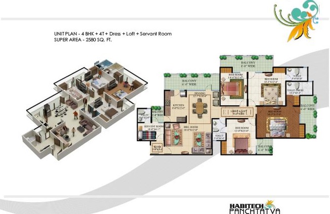 Habitech Panch Tatva — floor plan 5