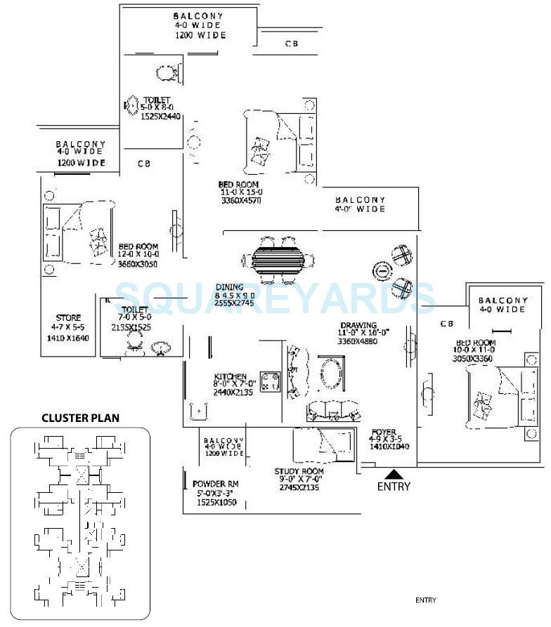 Gaur City 2 - Sanskriti Vihar — floor plan 6