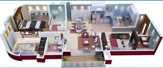 Ansals Rainbow — floor plan 3