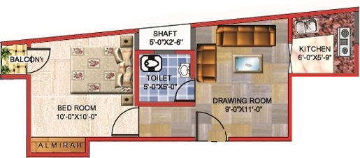 Arsh Green Heights ll — floor plan 1