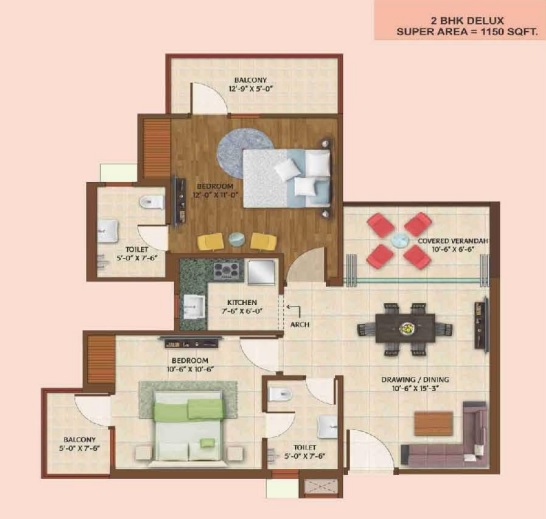 AVJ Platinum — floor plan 2