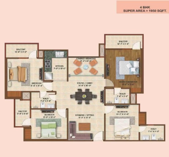 AVJ Platinum — floor plan 4