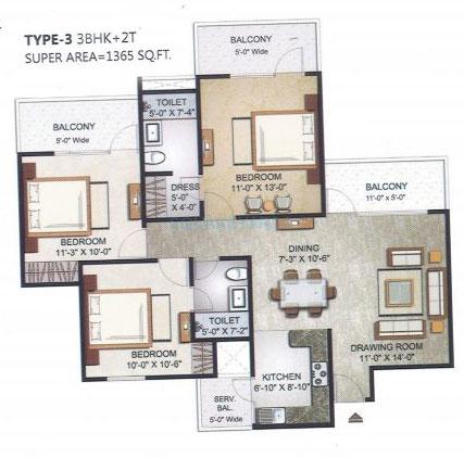 Elegant Ville — floor plan 3