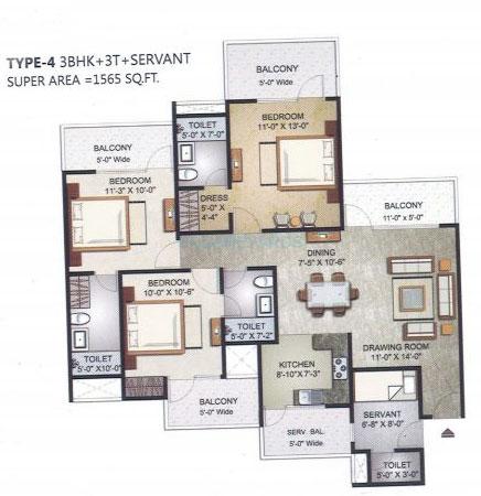 Elegant Ville — floor plan 4