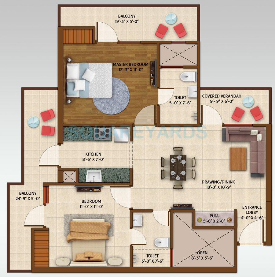 ACE Aspire — floor plan 1