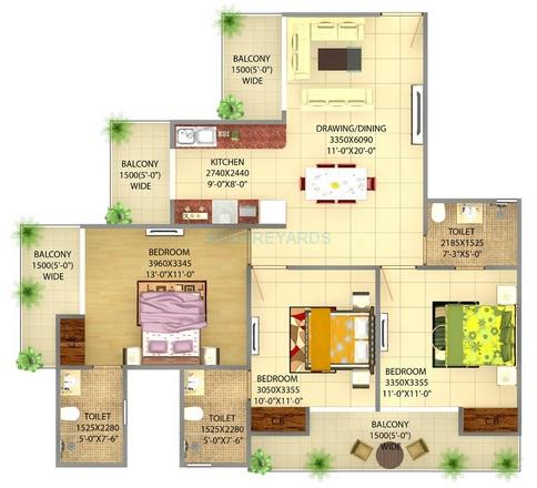 Victoryone Central — floor plan 3