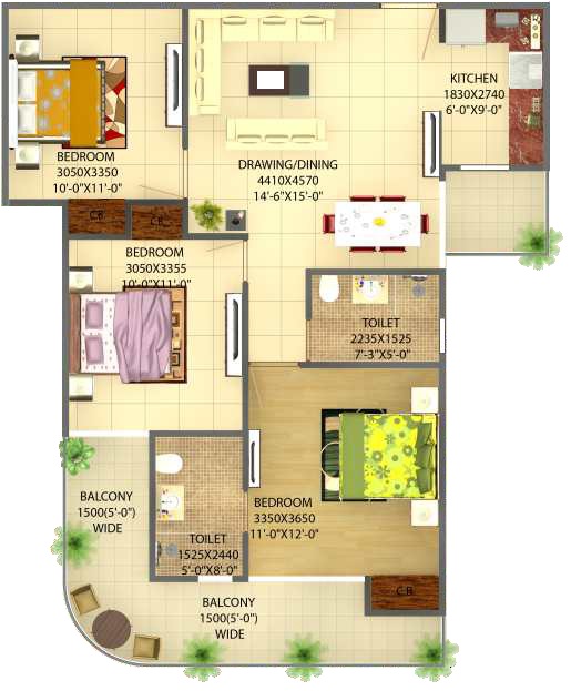 Victoryone Central — floor plan 4