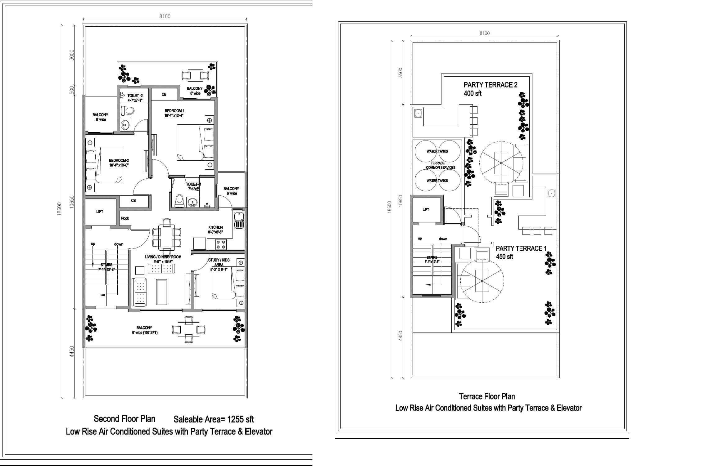 Central Park Cerise Suites — floor plan 2